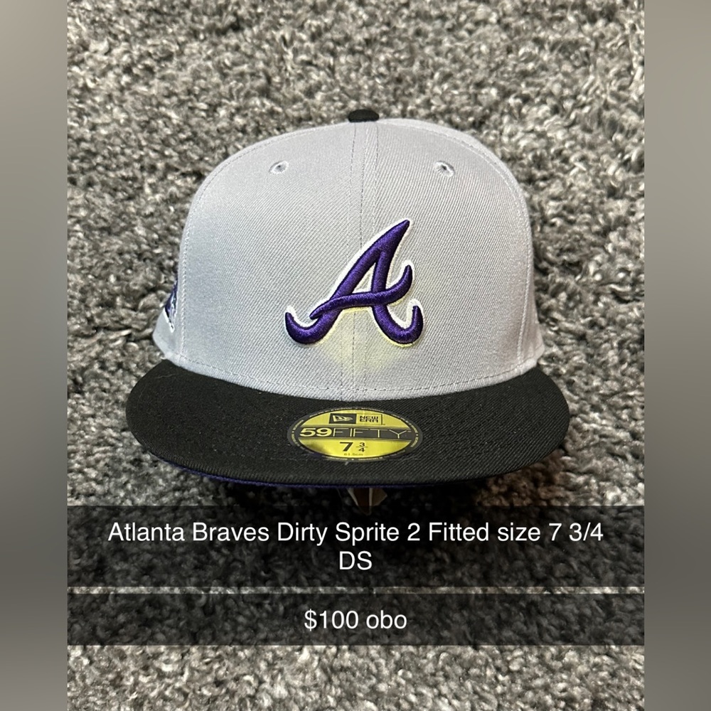 Atlanta Braves Dirty Sprite 2 size 7 3/4